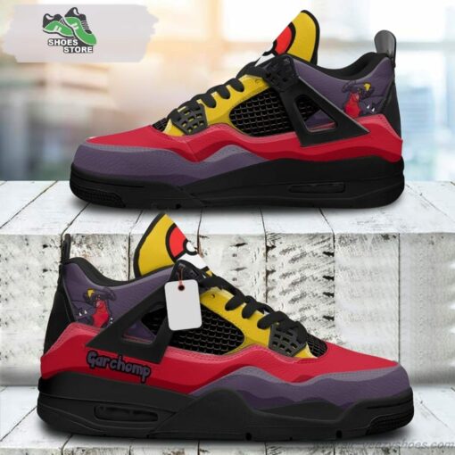Garchomp Jordan 4 Sneakers, Gift Shoes for Anime Fan
