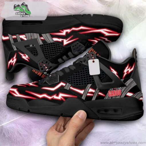 Garou Monster Jordan 4 Sneakers, Gift Shoes for Anime Fan