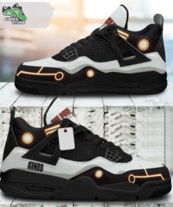 Genos Jordan 4 Sneakers, Gift Shoes for Anime Fan