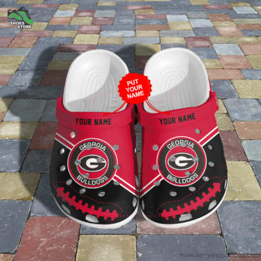 Georgia Bulldogs Football Crocs,  NCAA Shoes Gift for Fan
