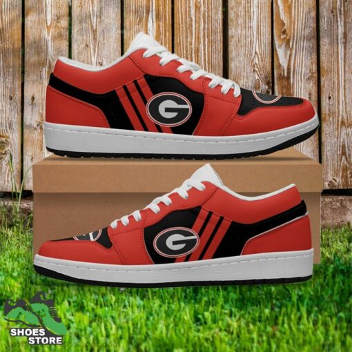 Georgia Bulldogs Sneaker Low, NCAA Gift for Fan