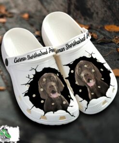 german shorthaired pointer custom name crocs shoes love dog crocs 1 zt4s7s