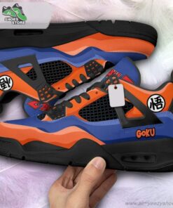 goku jordan 4 sneakers gift shoes for anime fan 178 baplew