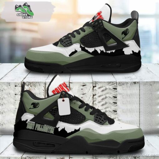 Gray Fullbuster Jordan 4 Sneakers, Gift Shoes for Anime Fan
