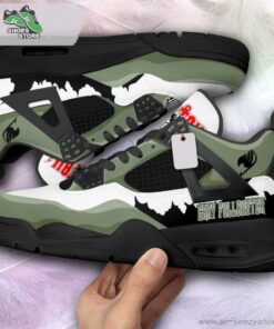 Gray Fullbuster Jordan 4 Sneakers, Gift Shoes for Anime Fan