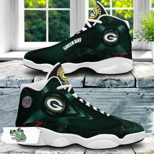 Green Bay Air Jordan Sneakers 13 NFL Custom Sport Shoes Th221107-13