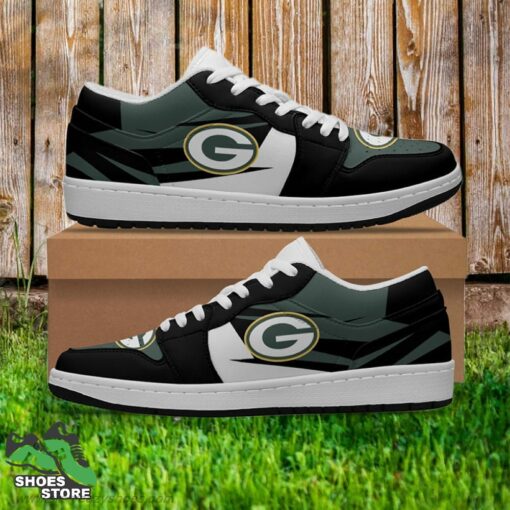 Green Bay Packers Low Sneaker, NFL Gift for Fan