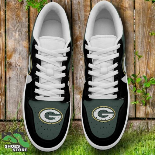Green Bay Packers Low Sneaker, NFL Gift for Fan