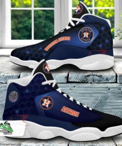 houston astros air jordan 13 sneakers mlb custom sports shoes 1 lrxwi5
