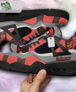 incineroar jordan 4 sneakers gift shoes for anime fan 277 kplmrk