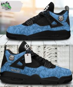 Inosuke Jordan 4 Sneakers, Gift Shoes for Anime Fan