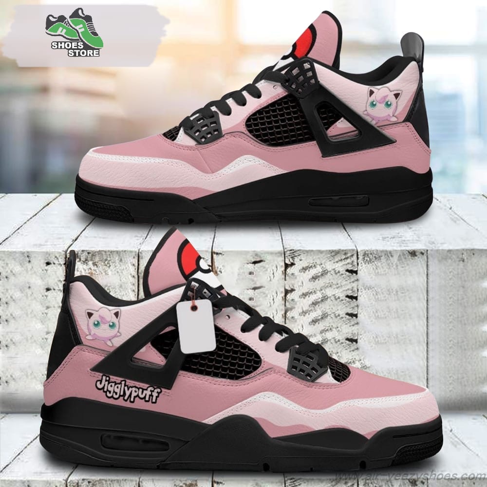 Jigglypuff Jordan  Sneakers Gift Shoes for Anime Fan