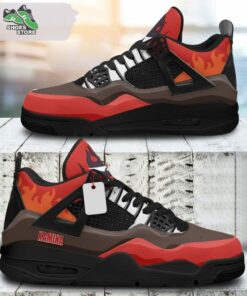 Kamina Jordan 4 Sneakers, Gift Shoes for Anime Fan