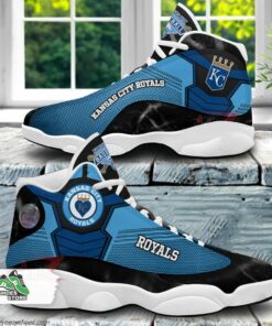 kansas city royals air jordan 13 sneakers mlb baseball custom sports shoes 1 d62lim