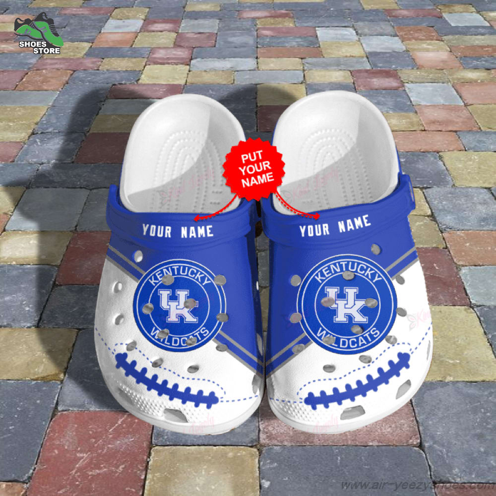 Kentucky Wildcats Football Crocs  NCAA Shoes Gift for Fan