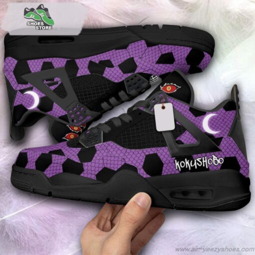 Kokushibo Jordan 4 Sneakers, Gift Shoes for Anime Fan
