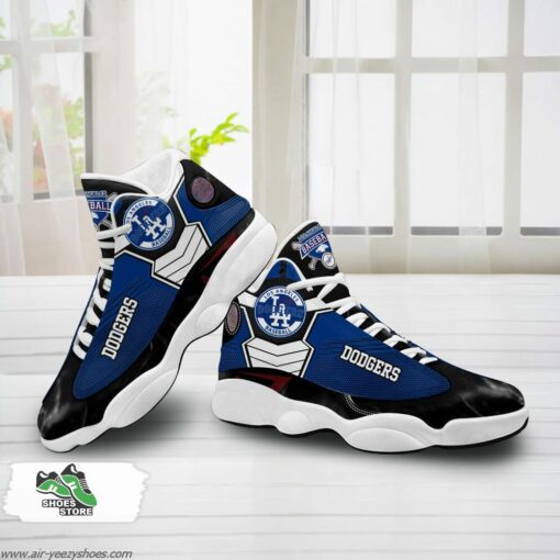 Los Angeles Dodgers Air Jordan 13 Sneakers MLB Baseball Custom Sports Shoes