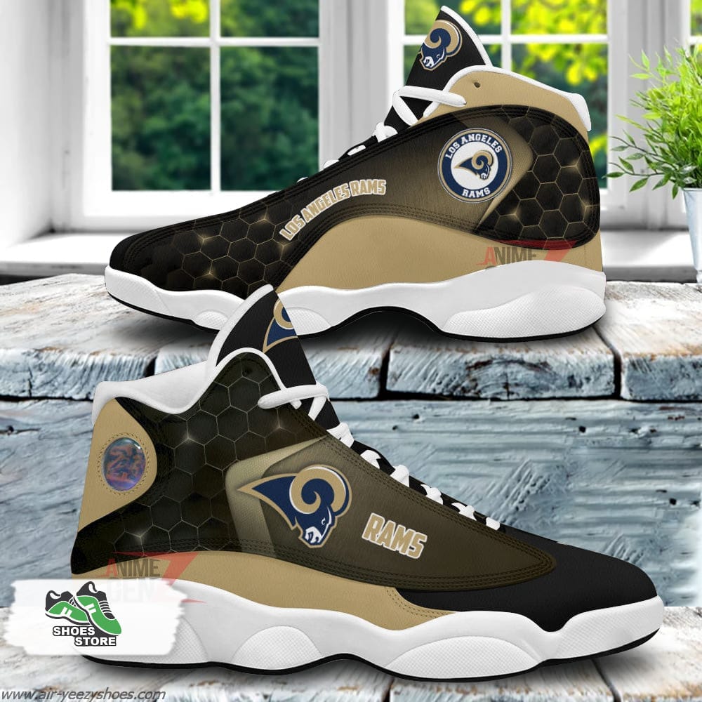Los Angeles Rams Air Jordan  Sneakers NFL Custom Sport Shoes