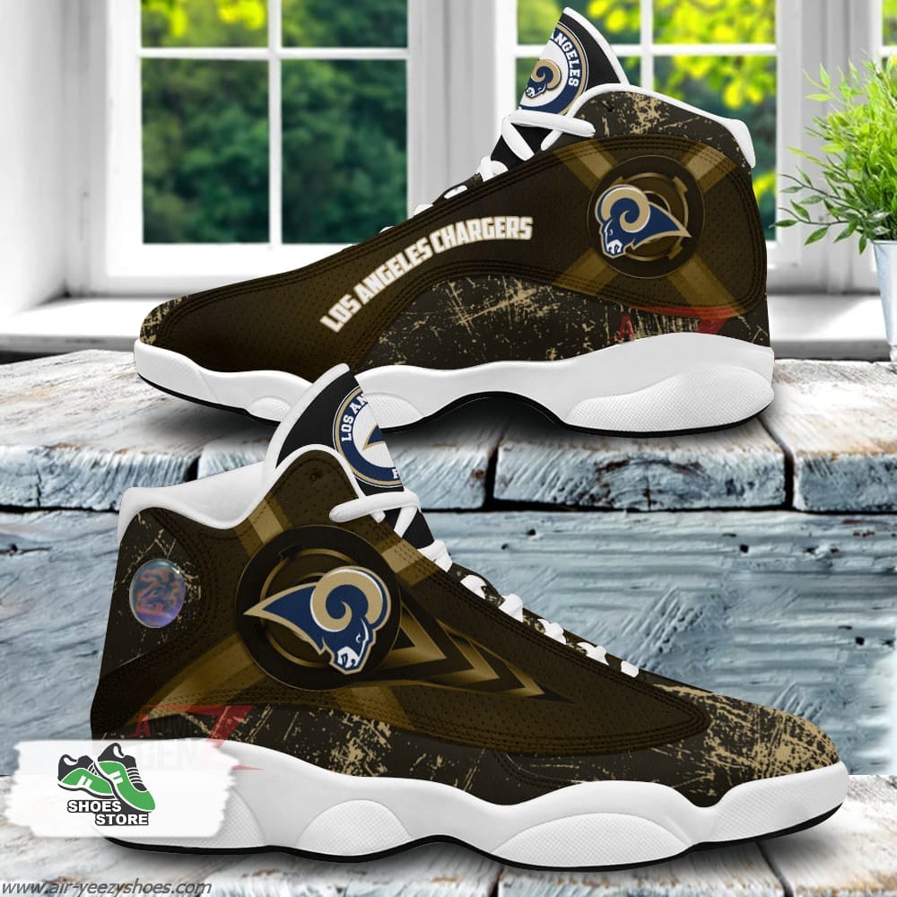 Los Angeles Rams Air Jordan Sneakers  NFL Custom Sport Shoes