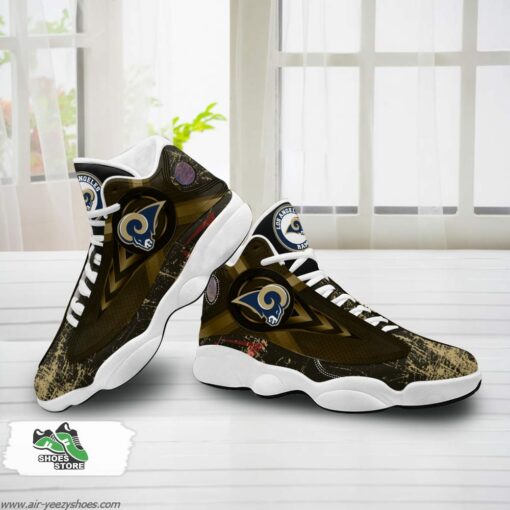 Los Angeles Rams Air Jordan Sneakers 13 NFL Custom Sport Shoes