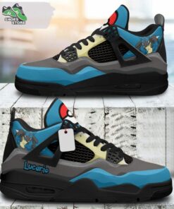lucario jordan 4 sneakers gift shoes for anime fan 224 isjced