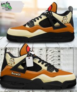 meowth jordan 4 sneakers gift shoes for anime fan 217 woc1gx