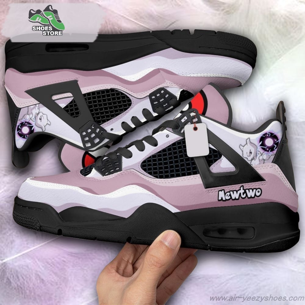 Mewtwo Jordan  Sneakers Gift Shoes for Anime Fan