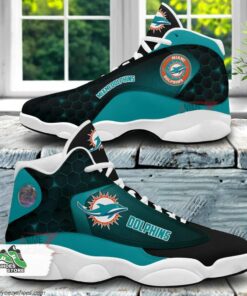 miami dolphins air jordan 13 sneakers nfl custom sport shoes 1 b3bxn4