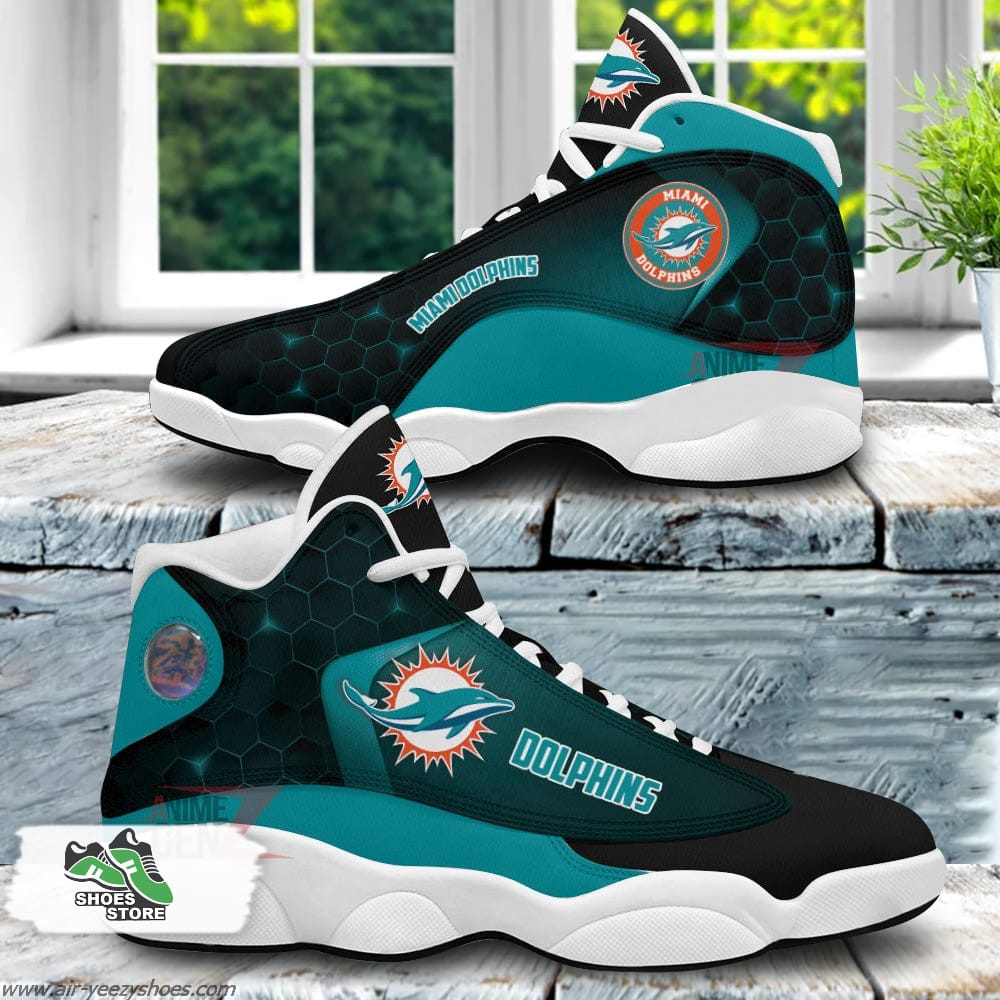 Miami Dolphins Air Jordan  Sneakers NFL Custom Sport Shoes