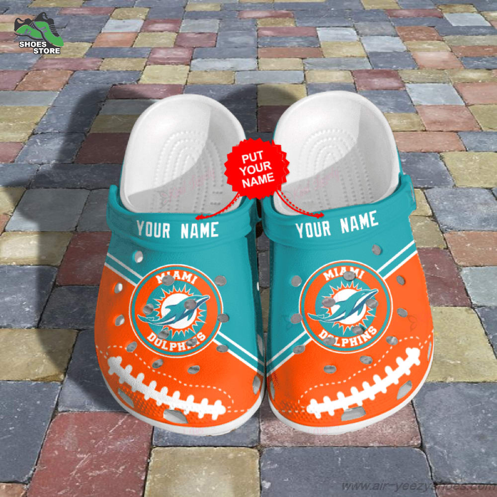 Miami Dolphins Crocs NFL Crocs Gift for Fan