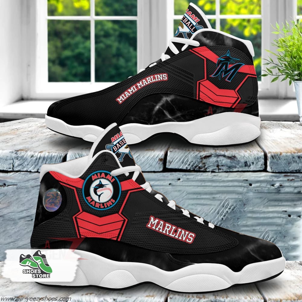 Miami Marlins Air Jordan  Sneakers MLB Baseball Custom Sports Shoes