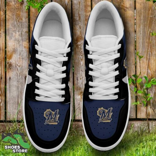 Milwaukee Brewers Sneaker Low Footwear, MLB Gift for Fan