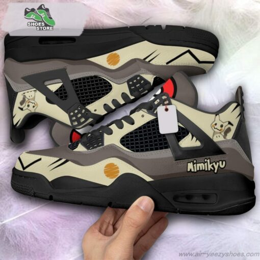Mimikyu Jordan 4 Sneakers, Gift Shoes for Anime Fan