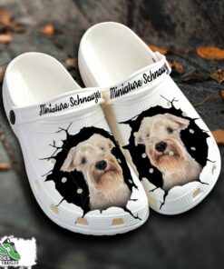 miniature schnauzer custom name crocs shoes love dog crocs 1 nohcq1