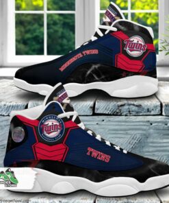 minnesota twins air jordan 13 sneakers mlb baseball custom sports shoes 1 aucbox