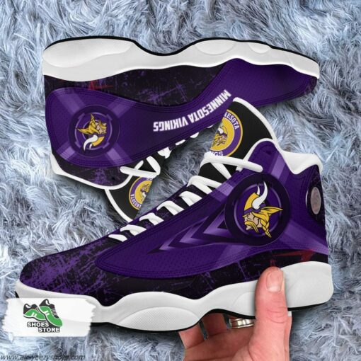 Minnesota Vikings Air Jordan Sneakers 13 NFL Custom Sport Shoes