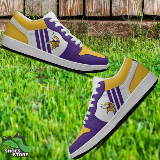 Minnesota Vikings Sneaker Low Footwear, NFL Gift for Fan