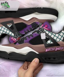 narciso anasui jordan 4 sneakers gift shoes for anime fan 2 wwacmr