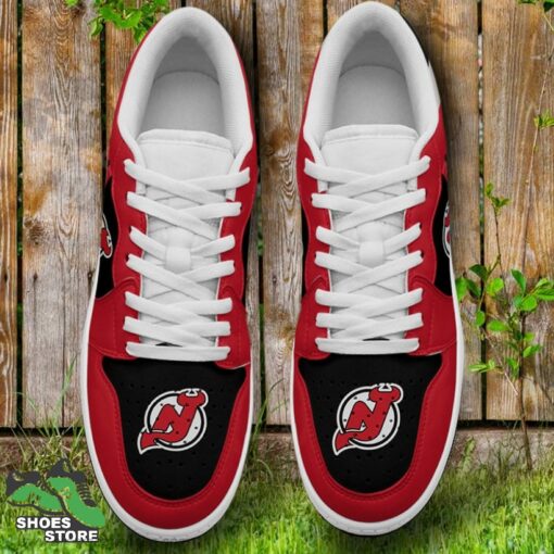 New Jersey Devils Low Sneaker, NHL Gift for Fan