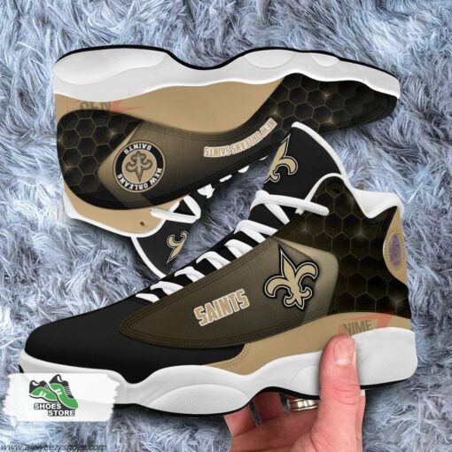 New Orleans Saints Air Jordan 13 Sneakers NFL Custom Sport Shoes Th221001-02