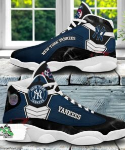 new york yankees air jordan 13 sneakers mlb baseball custom sports shoes 1 hajkdu