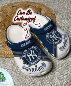 new york yankees personalized baseball logo team clog baseball crocs shoes 37 uwpxfn
