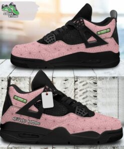 nezuko jordan 4 sneakers gift shoes for anime fan 73 tyjqs9