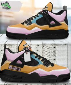 Nia Teppelin Jordan 4 Sneakers, Gift Shoes for Anime Fan