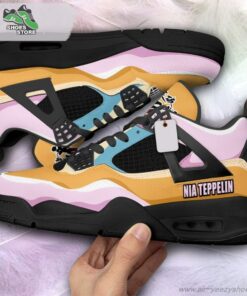 Nia Teppelin Jordan 4 Sneakers, Gift Shoes for Anime Fan