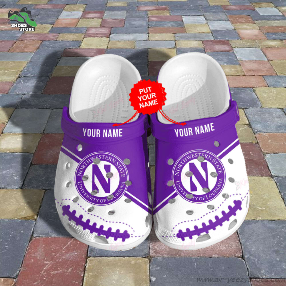 Northwestern Wildcats Football Crocs  NCAA Shoes Gift for Fan