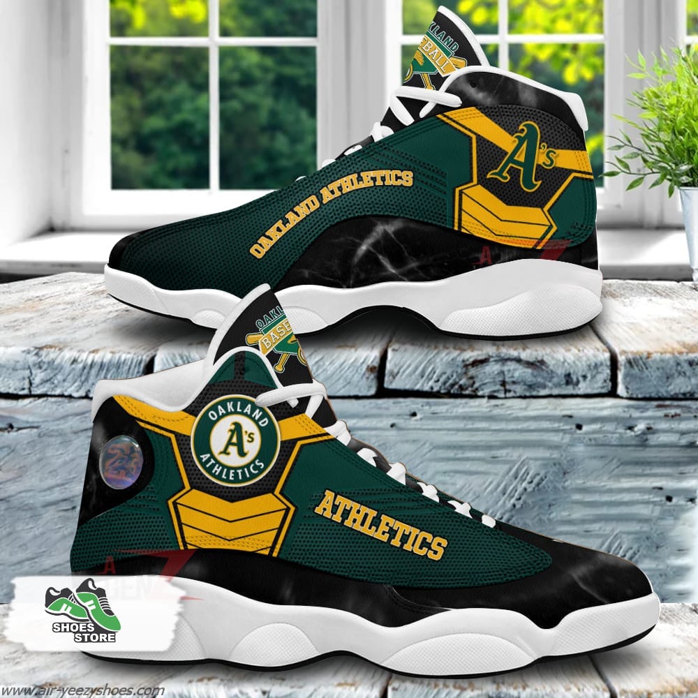 Oakland Athletics Air Jordan  Sneakers MLB Baseball Custom Sports Shoes