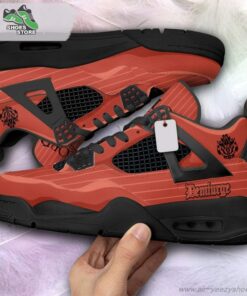 overlord demiurge jordan 4 sneakers gift shoes for anime fan 112 htfmug