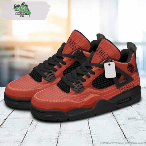 Overlord Demiurge Jordan 4 Sneakers, Gift Shoes for Anime Fan