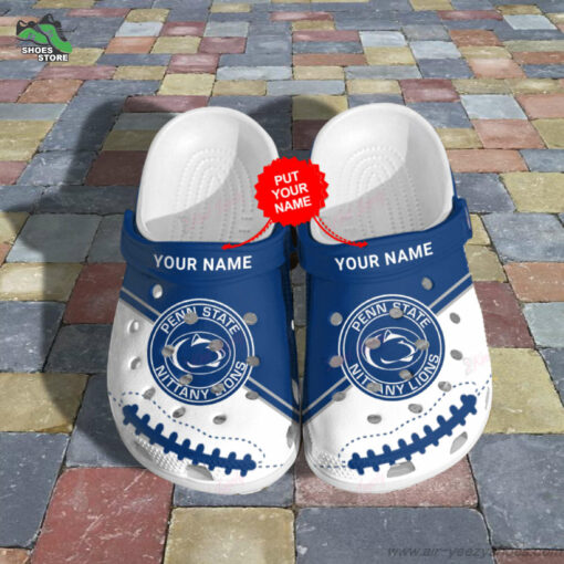 Penn State Nittany Lions Football Crocs,  NCAA Shoes Gift for Fan